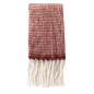 Preview: Dutch Decor Fransen Plaid 'Phoebe' 140 x 180 cm Pomegranate - Rot